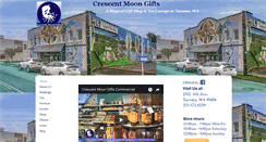 Desktop Screenshot of crescentmoongifts.com